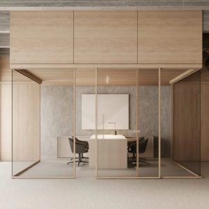 Uși separație birou