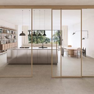 Uși separație bucătărie